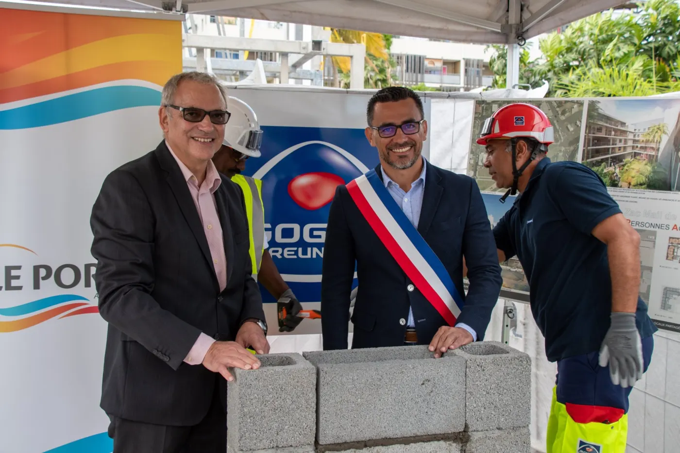 Pose de la première pierre d’une résidence pour personnes âgées (RPA)