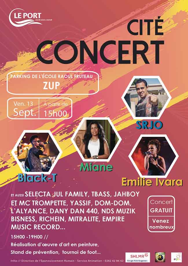 Cité concert à la ZUP ce vendredi