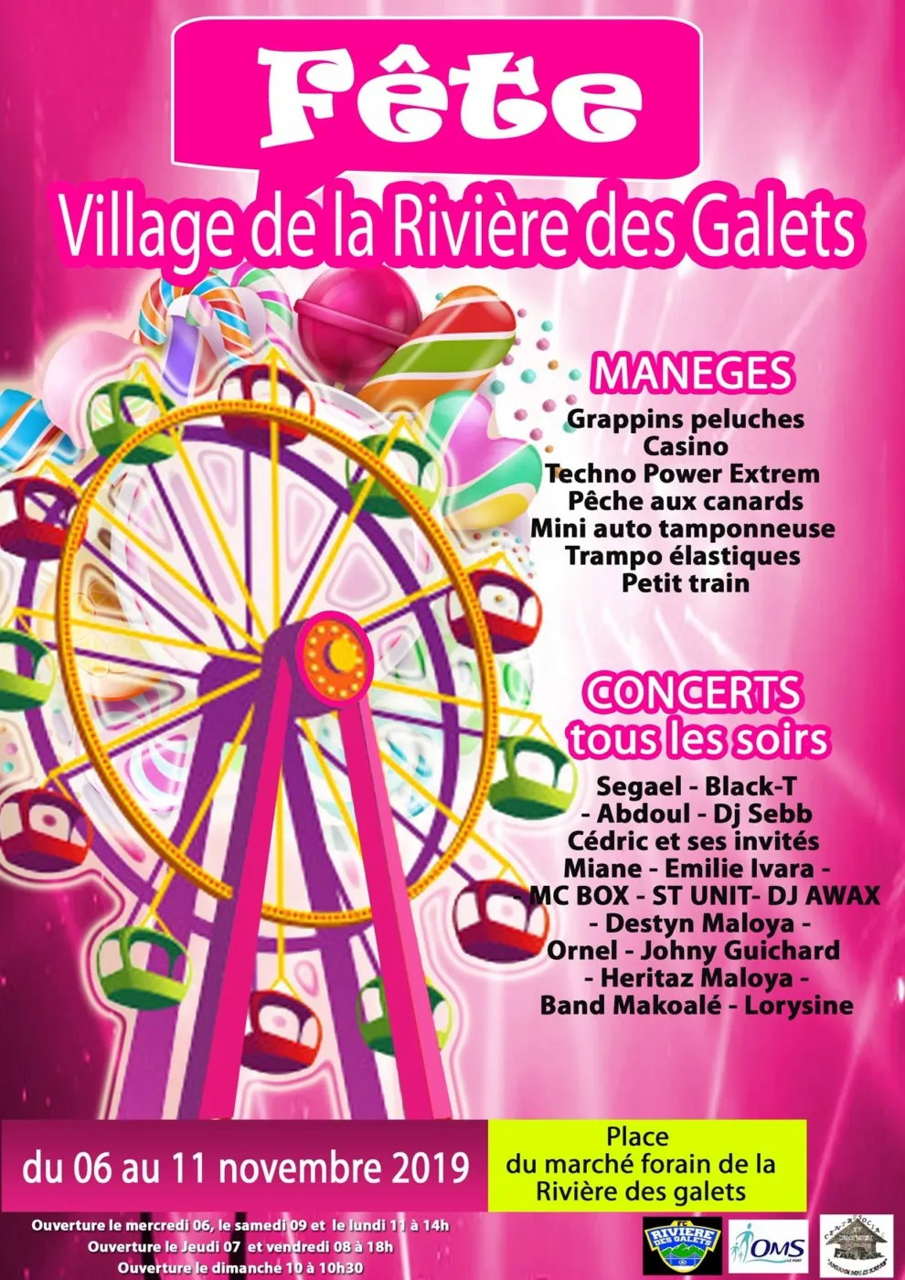 La Rivière des Galets en fête du 06 au 11 novembre