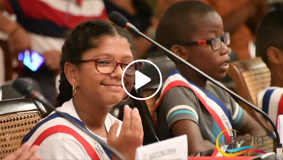 Retour en vidéo sur l’élection du maire des enfants du Port
