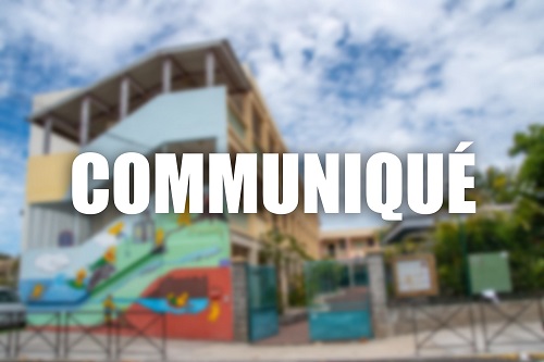 Communiqué – ouverture des écoles