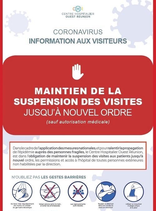 Les visites toujours suspendues au CHOR