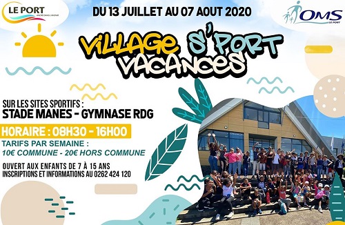 Village S’port Vacances : ouverture des inscriptions