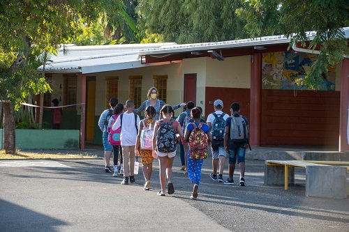 Rentrée scolaire au Port