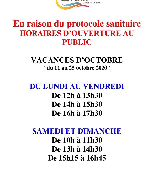 Vacances scolaires : horaires d’ouverture de la piscine