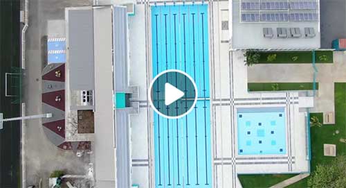 Visite de la piscine à J-2 de l’ouverture