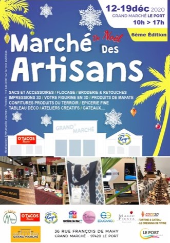 Marché des artisans : les 12 et 19 décembre au Grand marché