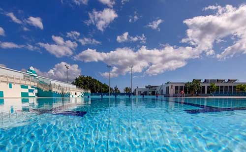 Travaux de maintenance à la piscine