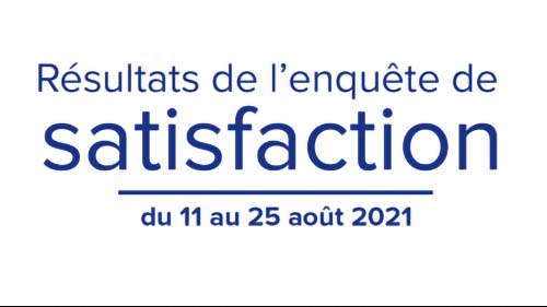 Résultats de l’enquête de satisfaction Qualiville 2021