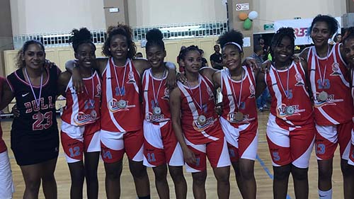 Les Portoises, vice-championnes de La Réunion