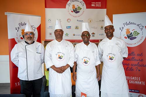 La brigade du Port participe à un concours culinaire