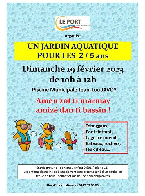 Jardin aquatique pour les enfants