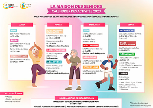 Découvrez les activités pour les seniors de la ville