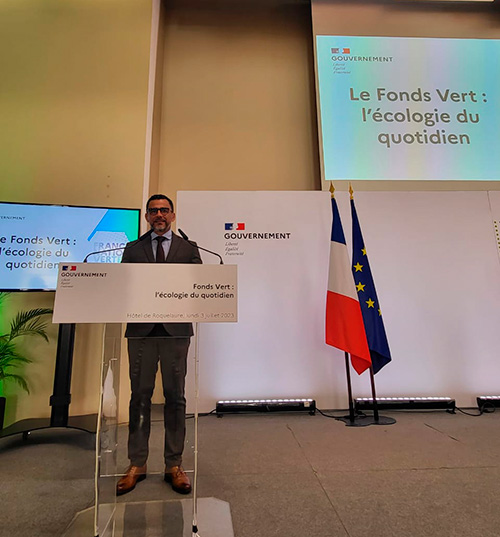 Fonds vert : Olivier Hoarau reçu au ministère de la Transition écologique