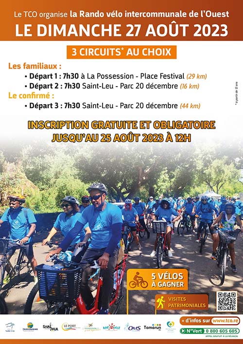 Inscriptions en cours pour la rando vélo de l'Ouest