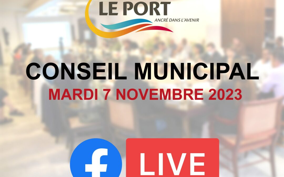 Suivez le conseil municipal en direct