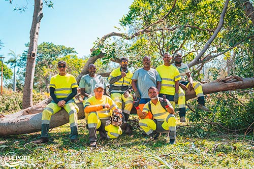 Cyclone Belal : merci aux agents du Port