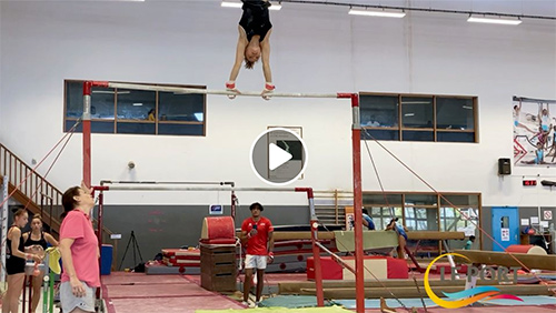🎥 Des gymnastes avoinaises préparent les JO au Port