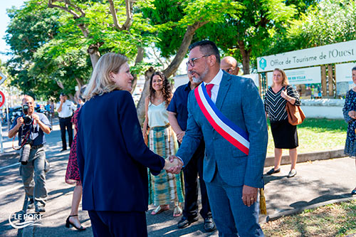 Visite de Yaël Braun-Pivet, président de l’Assemblée nationale au Port