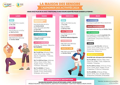 Découvrez les activités 2024 pour les seniors de la ville