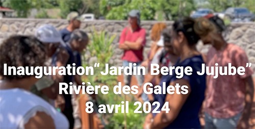Vidéo: Inauguration du jardin partagé de la berge de la Rivière des Galets