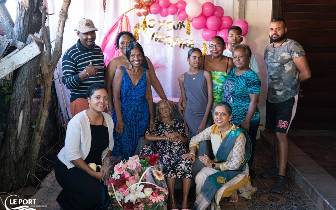 Bertha Casimir, doyenne du Port à 104 ans