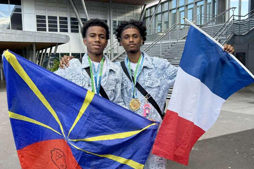 Loick Françoise et Warren Hubert Volcey, fiertés portoises !