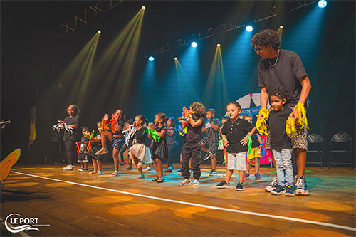 Spectacle de clôture pour les centres aérés au Kabardock