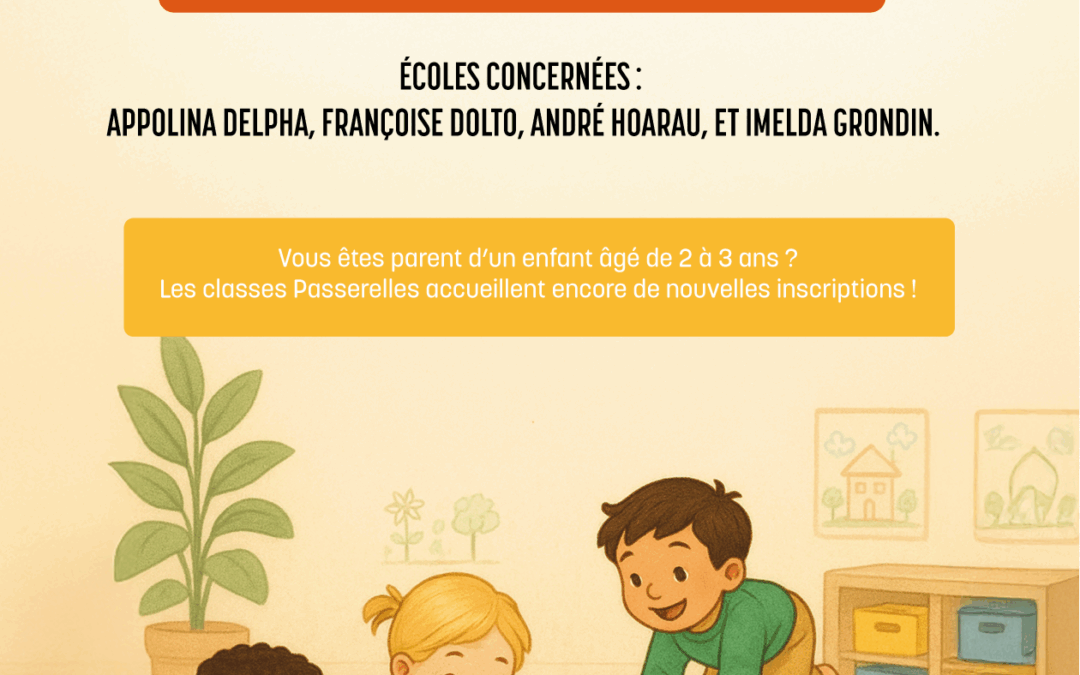 Classes Passerelles – Il reste des places