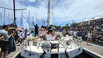 Globe 40 : Le bateau FREEDOM est arrivé au Port !