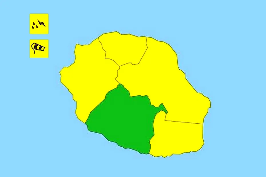 Vigilances jaune fortes pluies et vents forts