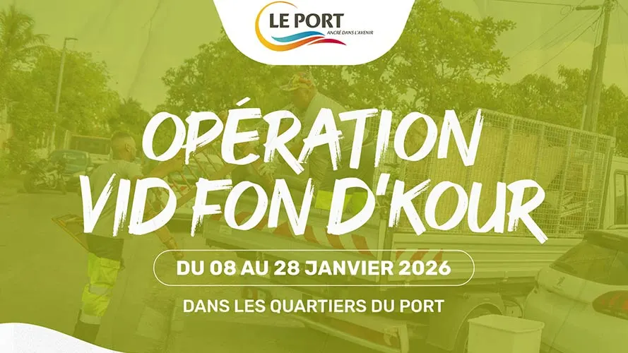 Opération « Vid fon d’kour » dans zot kartié