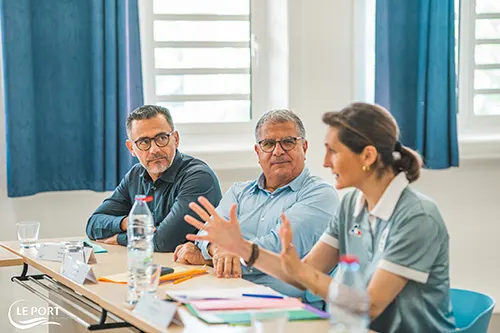 Visite CNOSF : le lycée portois Jean Hinglo cité en exemple