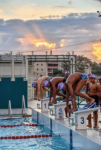 Fermeture de la piscine pour cause de compétition