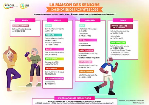 Des activités pour les seniors du Port