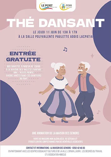 Thé dansant des seniors, jeudi 11 juin