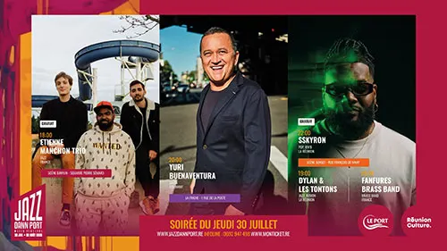 Jazz dann Port – le programme du jeudi 30 juillet