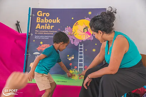 [Jazz dann Port ] Gro Babouk Anlèr dans les centres de loisirs en attendant le festival