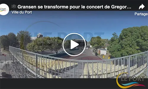 Gransen se transforme pour le concert de Gregory Porter