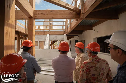 Visite du chantier d’envergure de la nouvelle école d’architecture