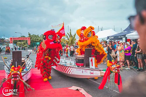 Dragon boat festival : tradition respect&eacute;e au Port